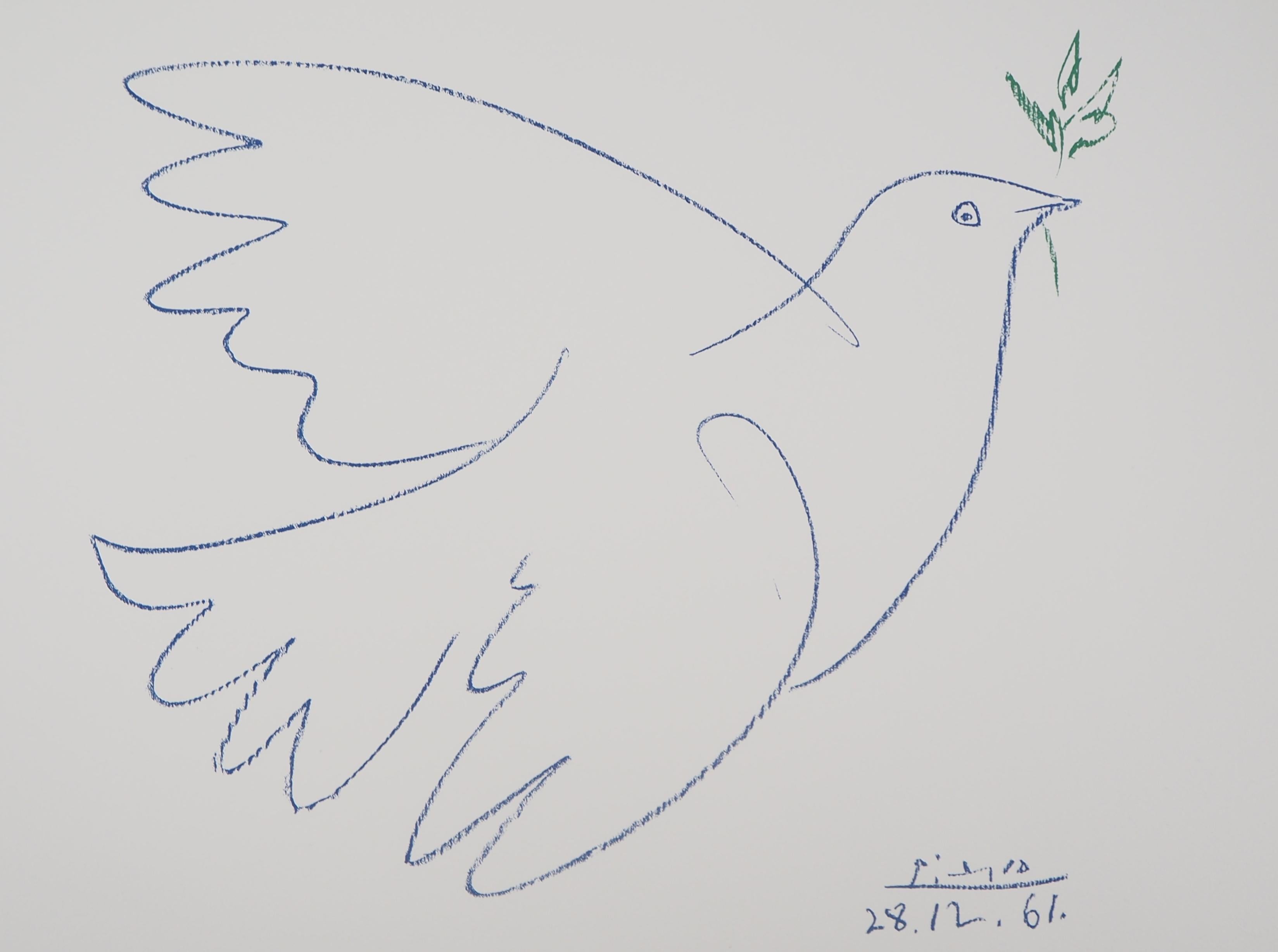 Paloma de la Paz - Litografía - Print Moderno de (after) Pablo Picasso