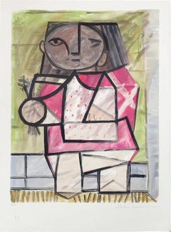 Enfant En Pied (Marina Picasso Estate Lithographie signée à la main)