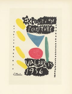 "Exposition Peinture Vallauris" lithograph poster