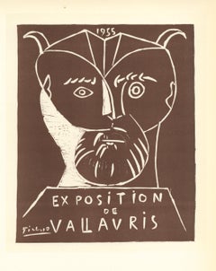 Lithographie-Plakat „Exposition Vallauris“
