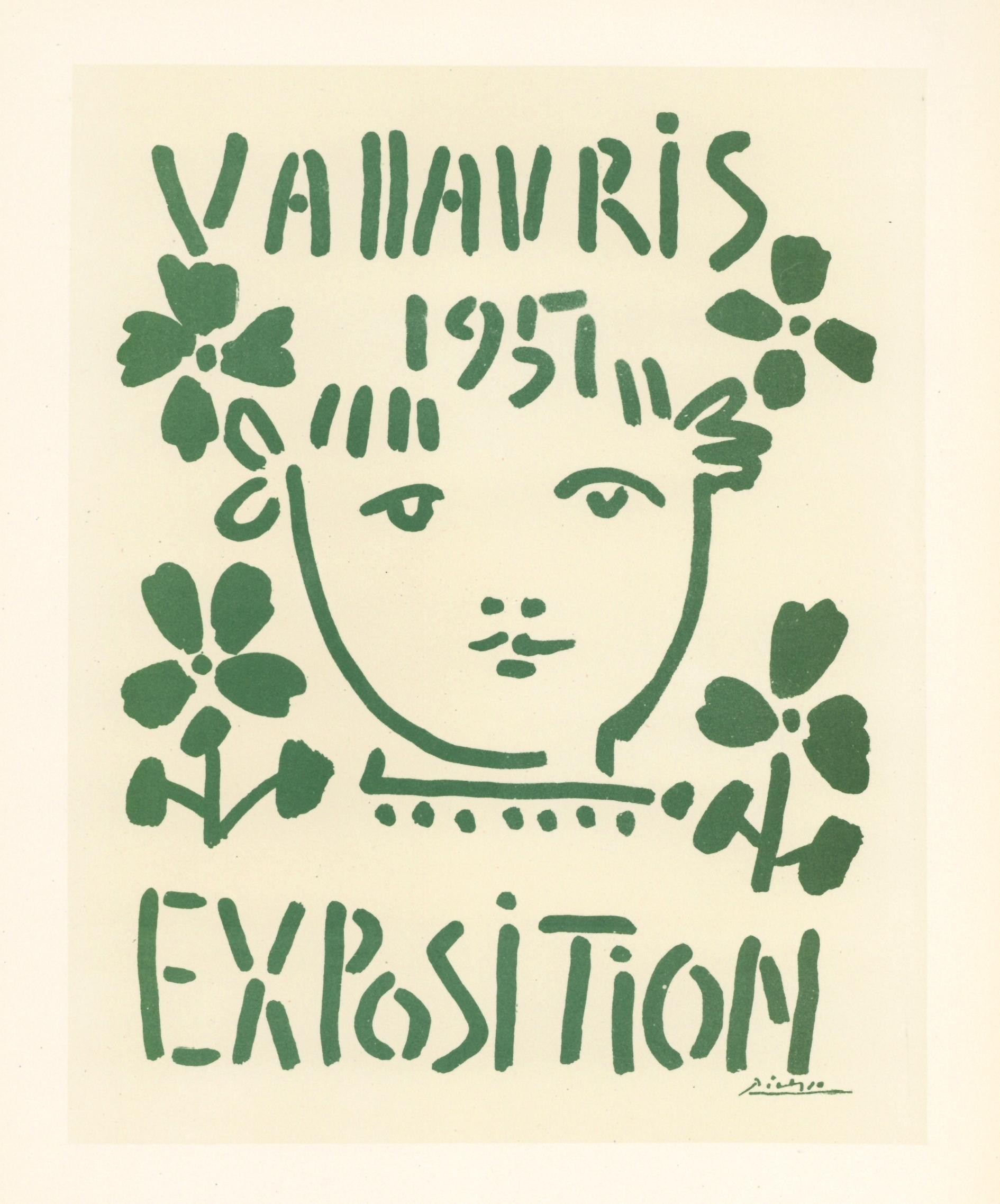 "Cartel litografía "Exposición Vallauris - Print de (after) Pablo Picasso