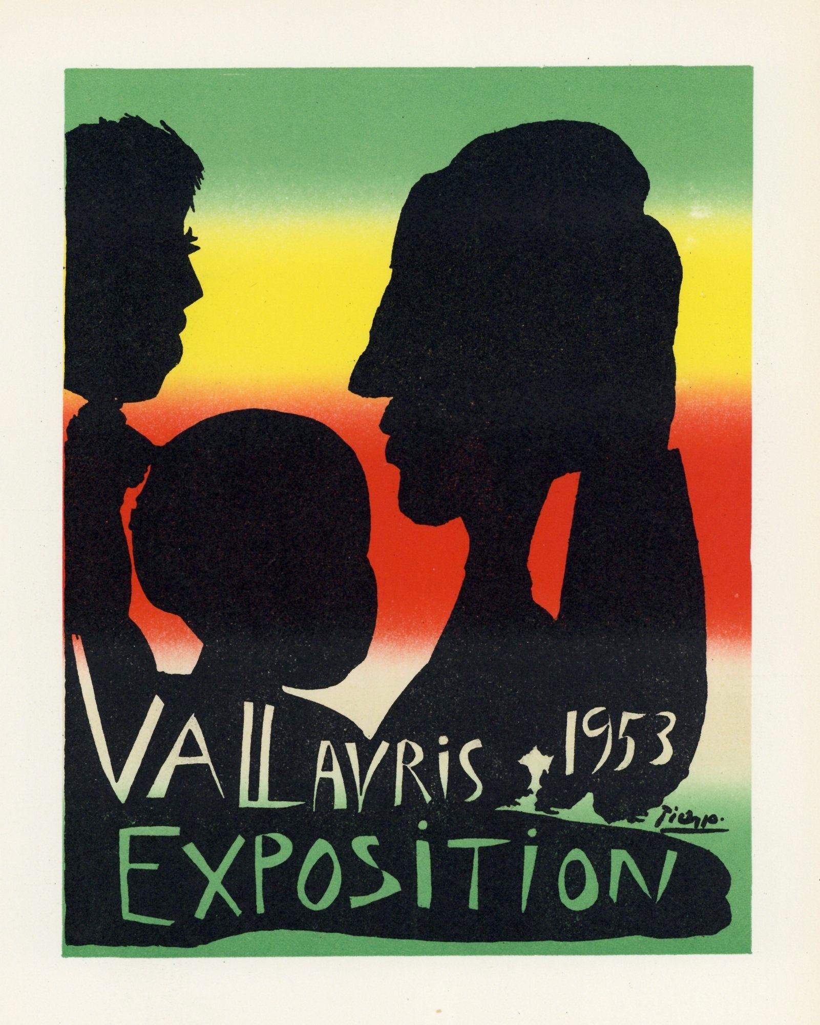 "Exposition Vallauris" lithograph poster - Print by (after) Pablo Picasso