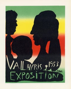Lithographie-Plakat „Exposition Vallauris“