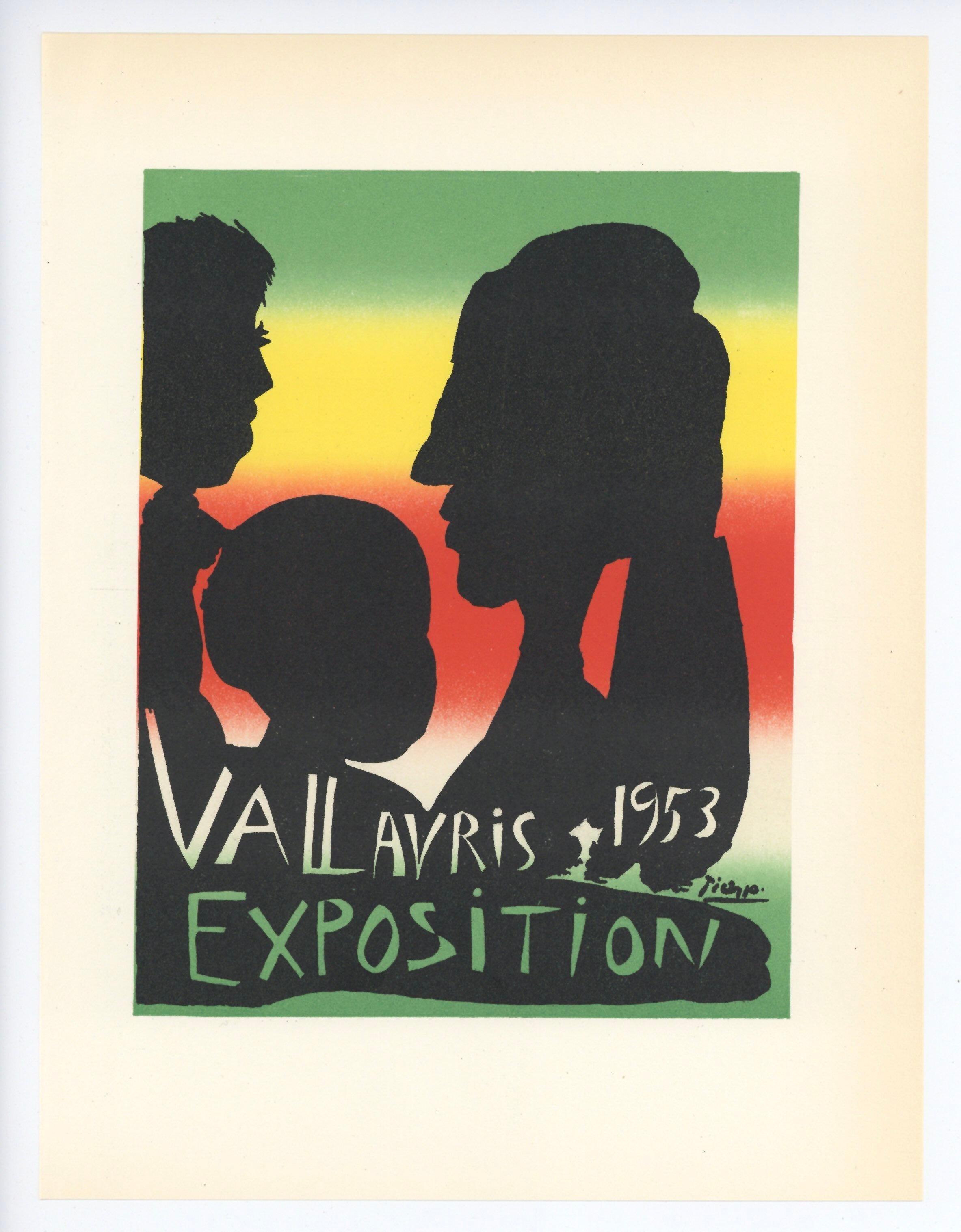 "Exposition Vallauris" lithograph poster