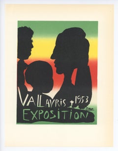 Lithographie-Plakat „Exposition Vallauris“