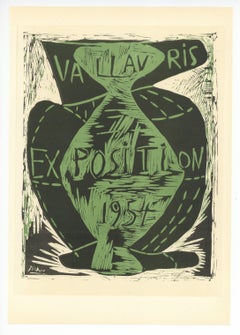 "Exposition Vallauris" lithograph poster