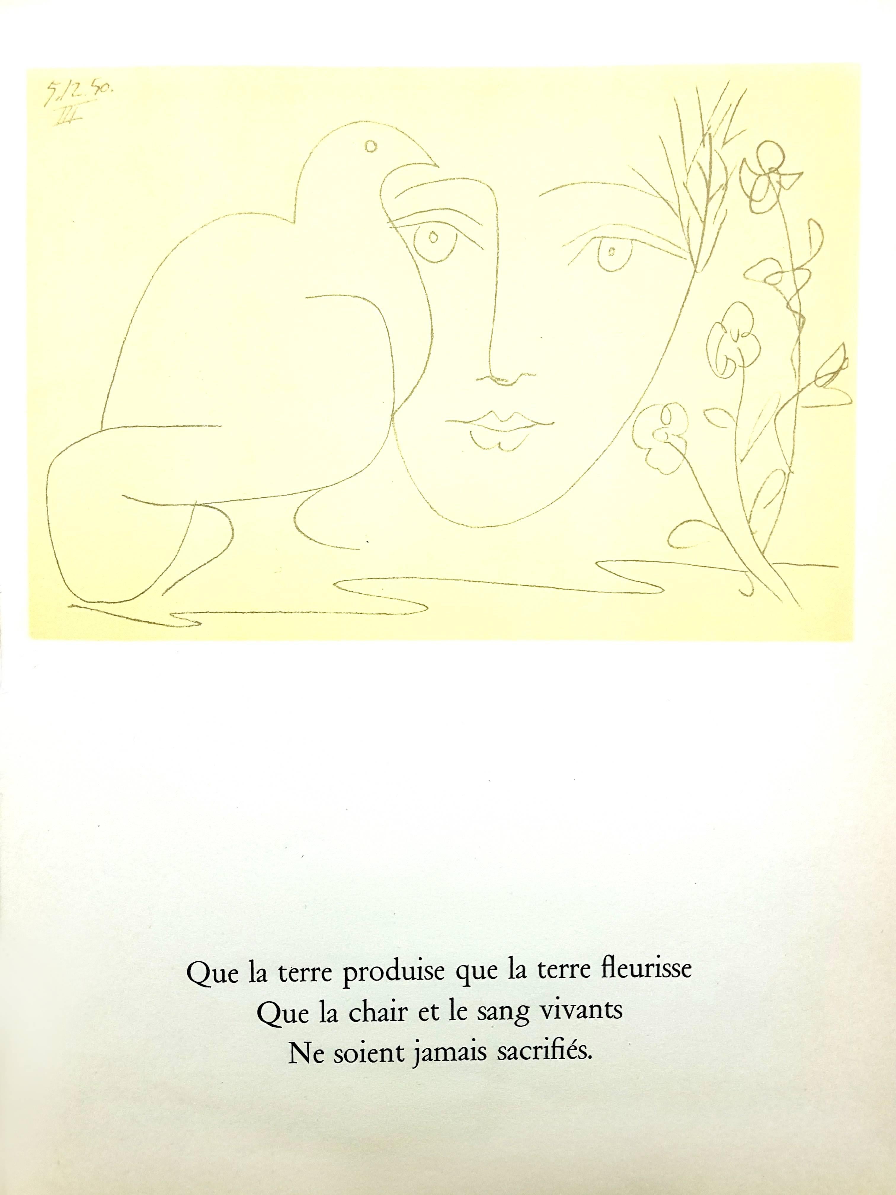 Face of Peace - Lithographie - Moderne Print par (after) Pablo Picasso