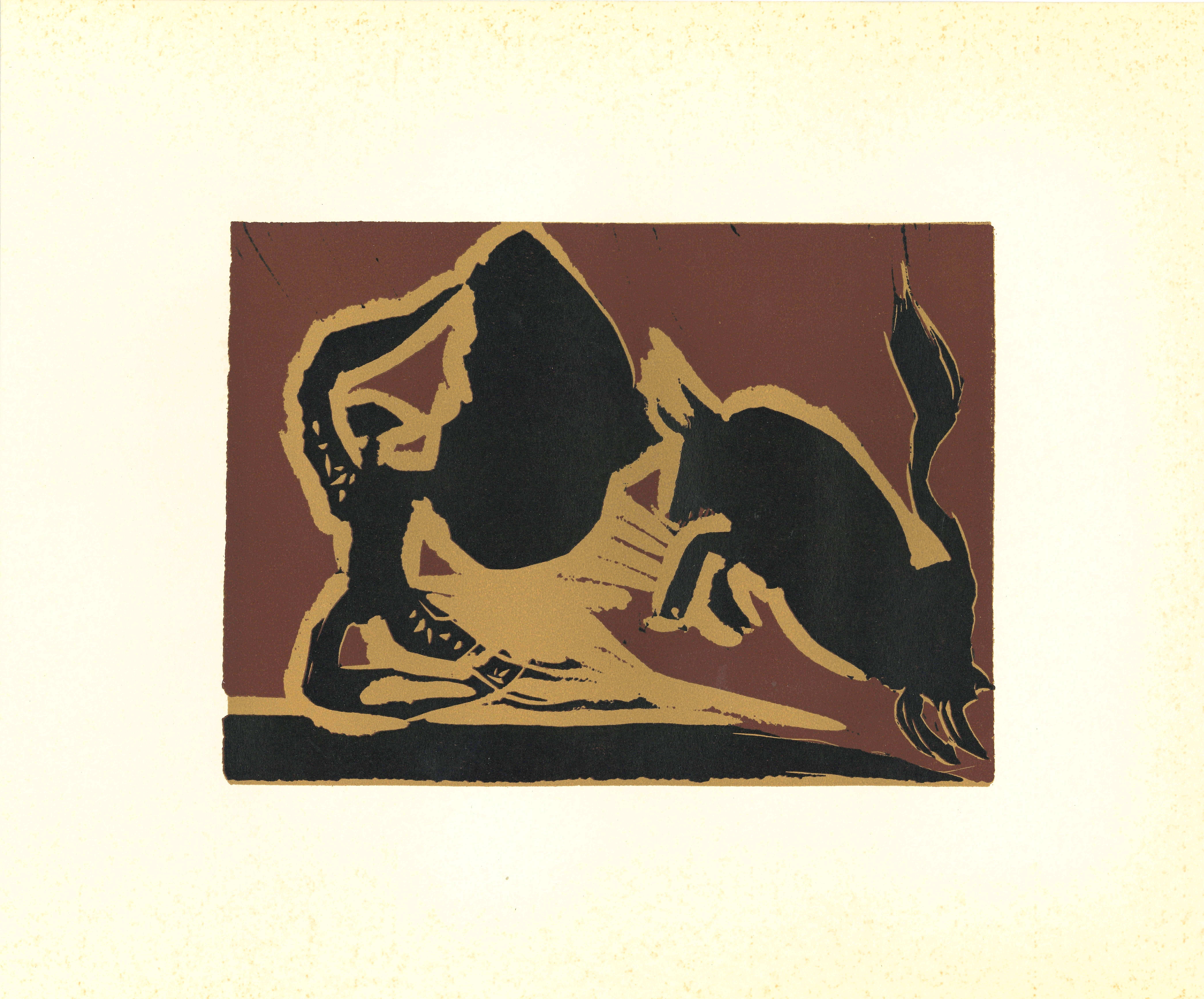 Farol – Linolschnitt nach Pablo Picasso – 1962 (Kubismus), Print, von (after) Pablo Picasso