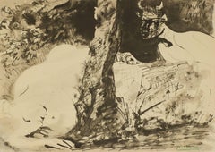 "Fawn and the Maiden" by Pablo Picasso