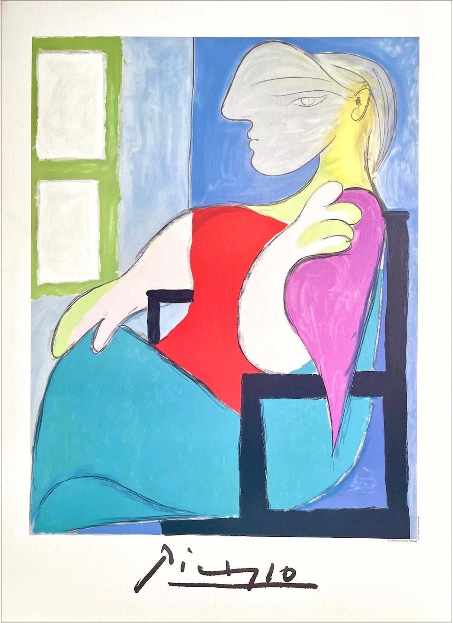 Picasso Seated Woman Marie Therese - 2 For Sale on 1stDibs