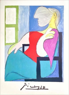 Used FEMME ASSISE PRES D'UNE FENÊTRE(Marie-Thérèse Walter) Lithograph, Seated Woman
