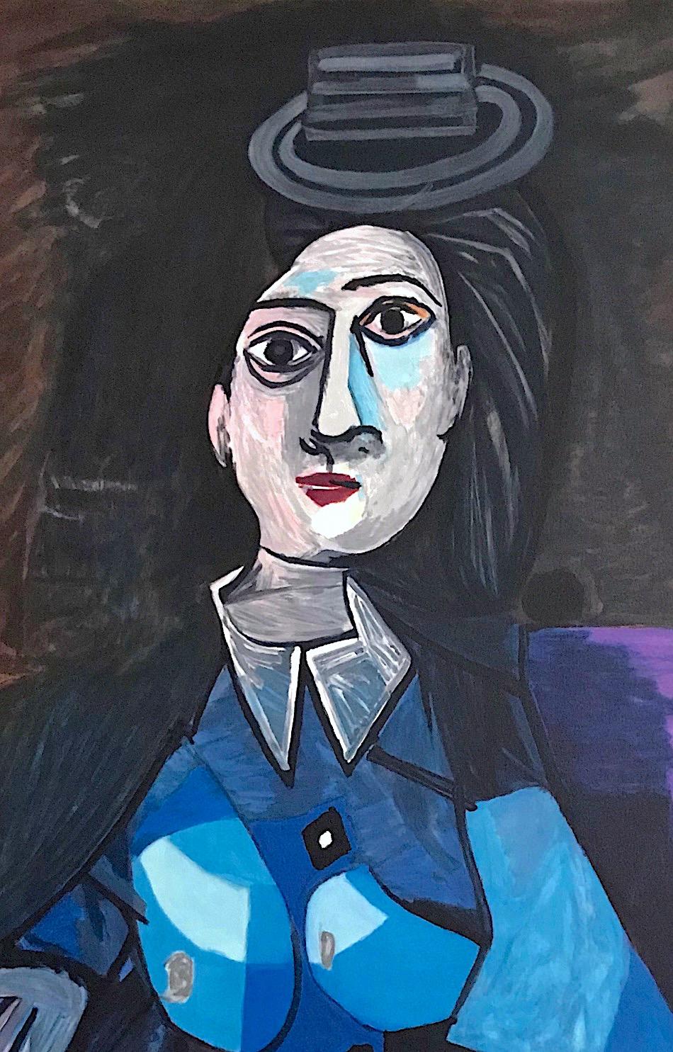 woman in blue picasso
