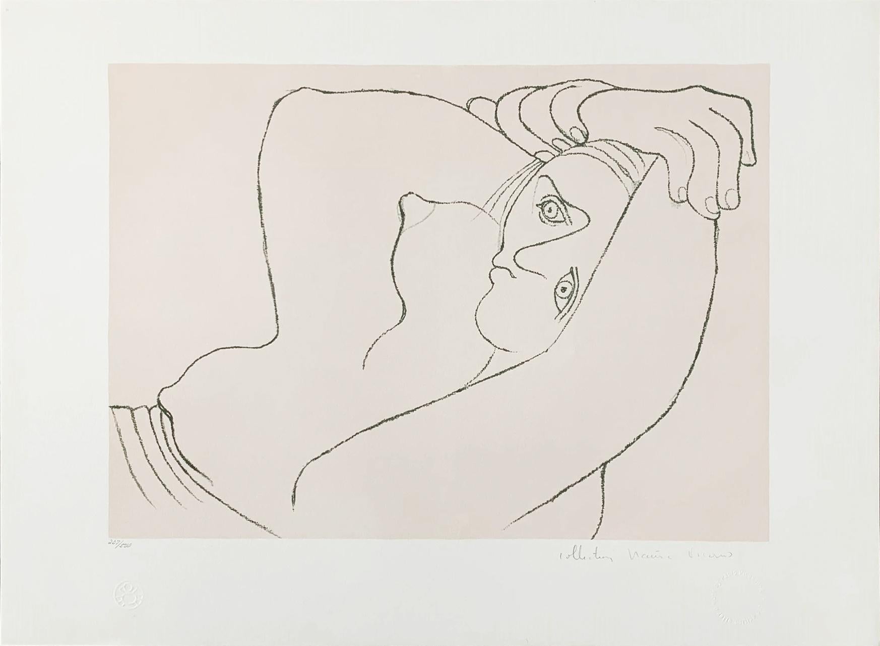 (after) Pablo Picasso Figurative Print - FEMME COUCHEE