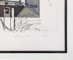 Femme Dans L’Atelier, Lithograph after Pablo Picasso, Framed
