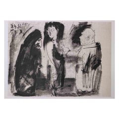 Figures - Lithographie d'après Pablo Picasso - 1959