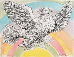 Flying Dove (with Rainbow)  La Colombe Volante (à l'arc-en-ciel)