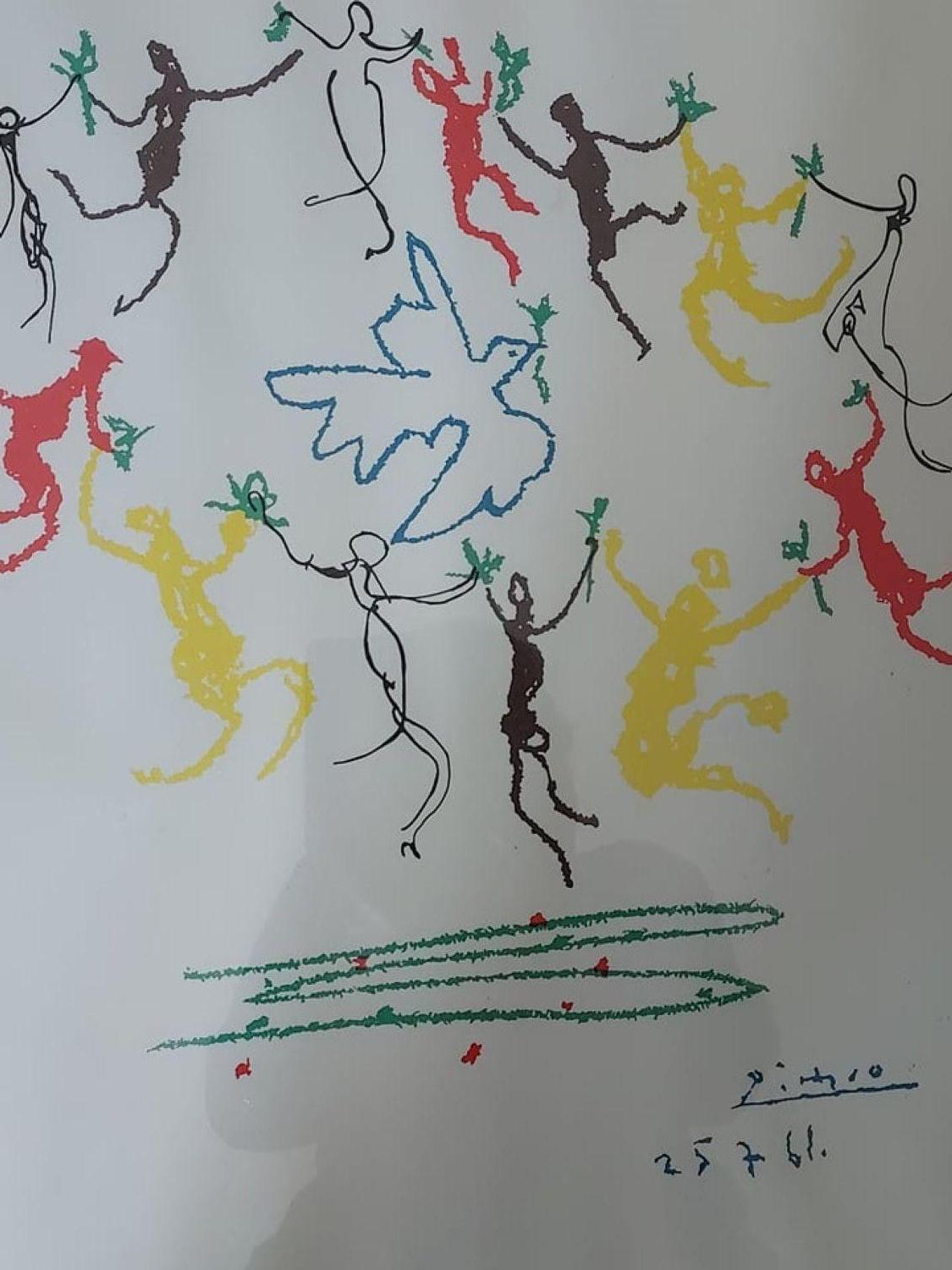 FROM THE ROUND OF FRIENDSHIP AFTER PICASSO - Print by (after) Pablo Picasso