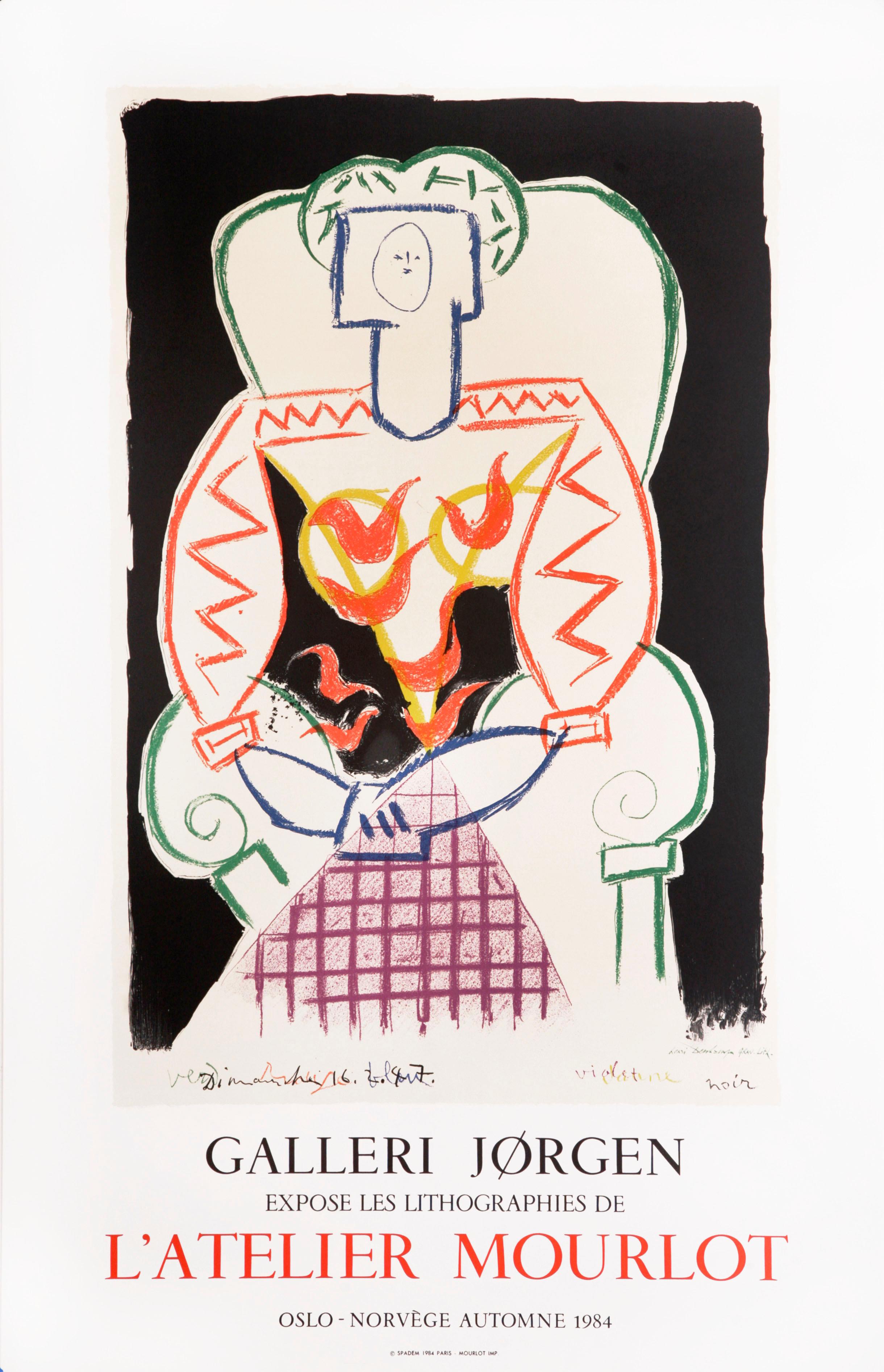 (after) Pablo Picasso Figurative Print - Galerie Jorgen, L'Atelier Mourlot by Pablo Picasso