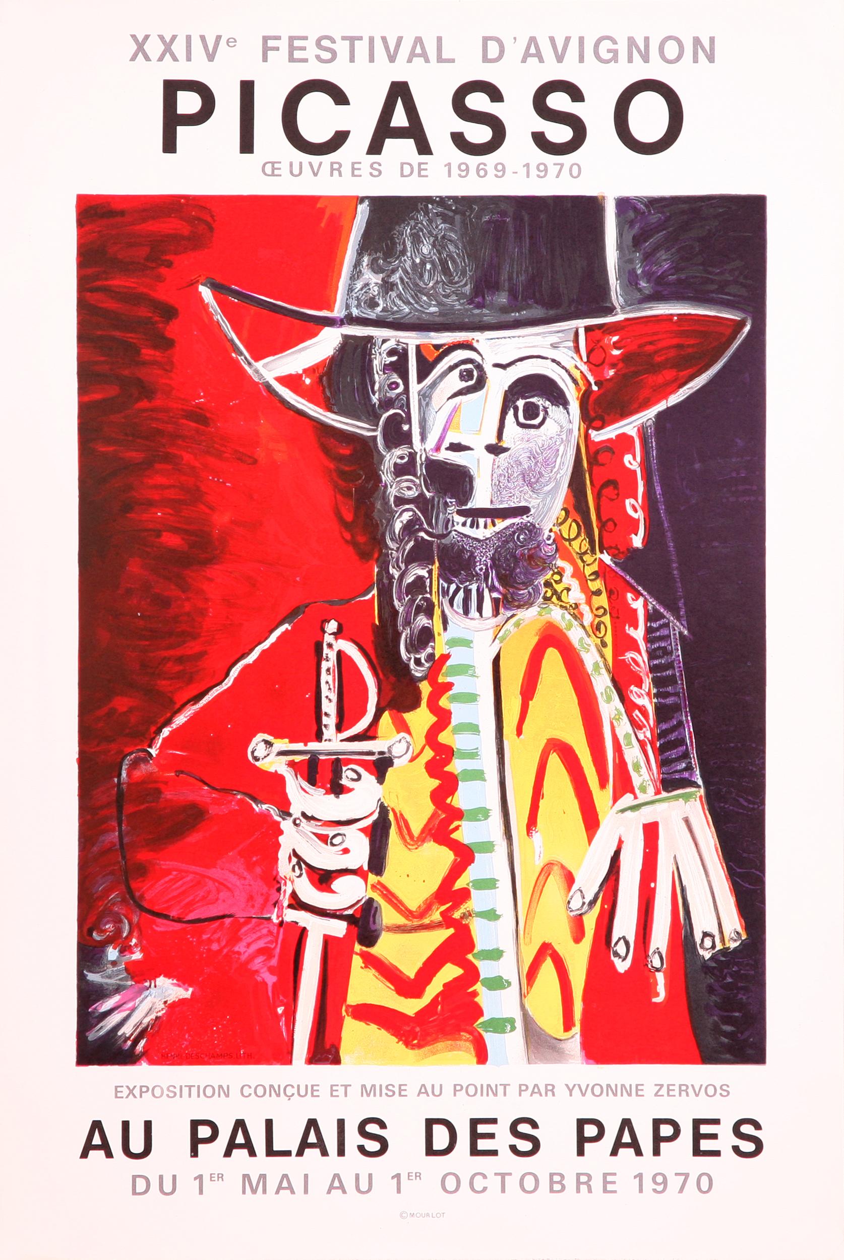 Homme a L'ep'ee Au Palais des Papes Poster - Print by Pablo Picasso
