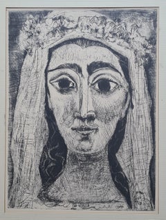 Jacqueline en Mariée, after Picasso, Seventeenth and Penultimate State (BA 1089)
