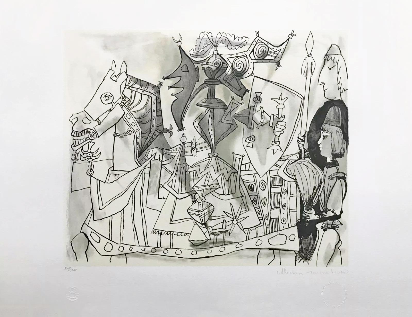 (after) Pablo Picasso Figurative Print - JEUX DE PAGES