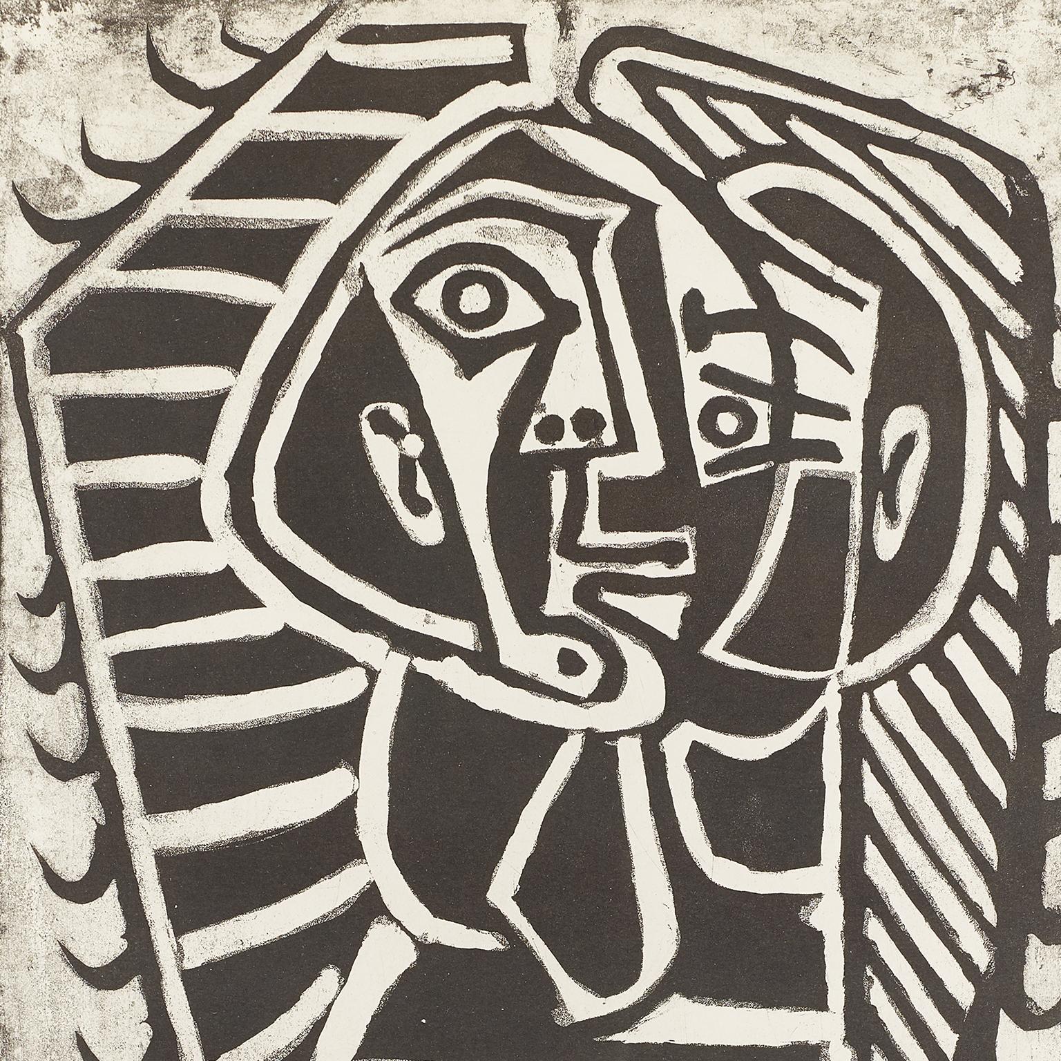 13eme salon de mai 1957 . musée d'art moderne de Paris .
tirage papier . affiche répertoriée dans le catalogue de s affiche de Picasso .
Art-C.C sous le numéro  114 . provenance Mourlot éditeur .