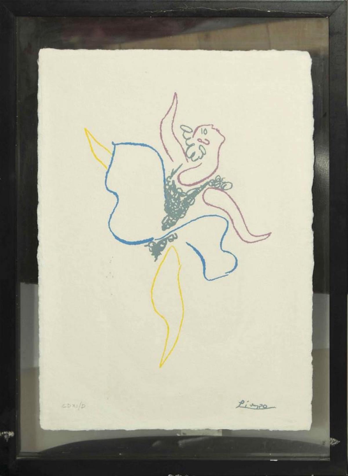 La Bailarina - Original Lithograph After Pablo Picasso - 1954 - Print by (after) Pablo Picasso