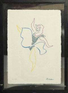 La Bailarina - Original Lithograph After Pablo Picasso - 1954
