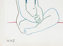 La Comédie Humaine, Lithograph, Modern, 1954, Framed, Excellent