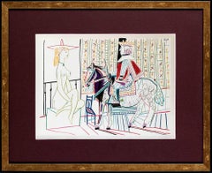 La Comédie Humaine, Lithograph, Modern , 1954, Framed, Excellent
