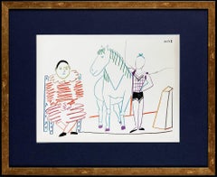 La Comédie Humaine, litografía, moderna, 1954, enmarcada, en excelente estado