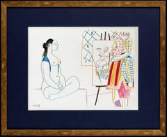 La Comédie Humaine, Lithograph, Modern, 1954, Framed, Excellent