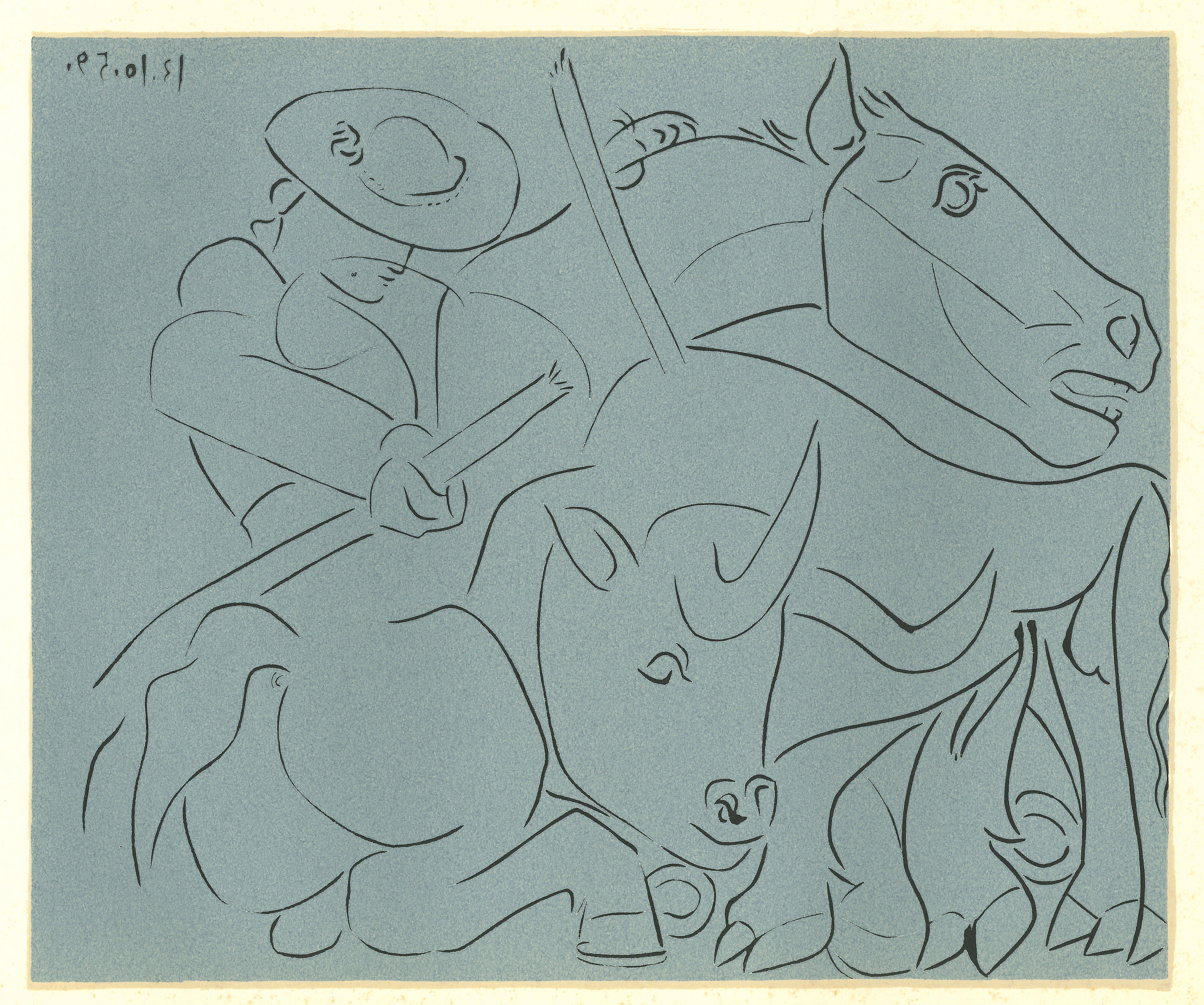 La Pique Cassée - Print Reproduction After Pablo Picasso - 1962