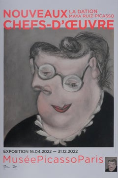 „Dame mit Brille“ (Nouveaux chefs-d'oeuvre) – Originalplakat