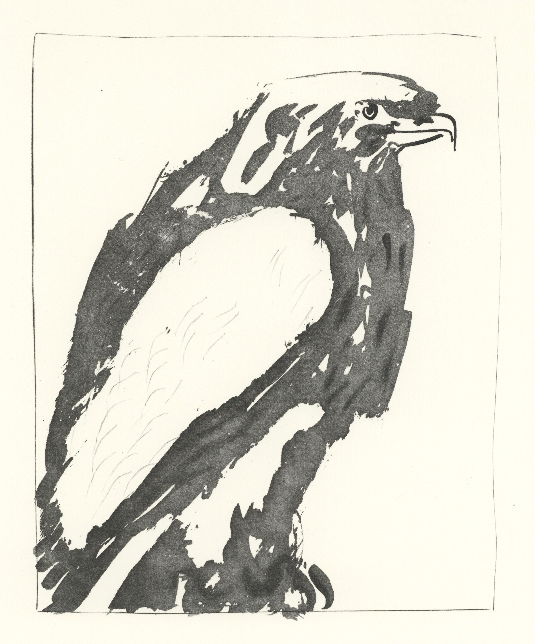 (after) Pablo Picasso Animal Print – L'Aigle – Der Adler