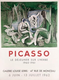 Le déjeuner sur l'herbe - Galerie Louise Leiris, (after) Pablo Picasso, 1962