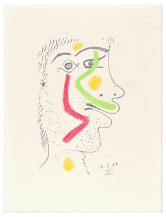 Vintage Le goût du Bonheur - 16.5.64 IV - Original Lithograph After P. Picasso
