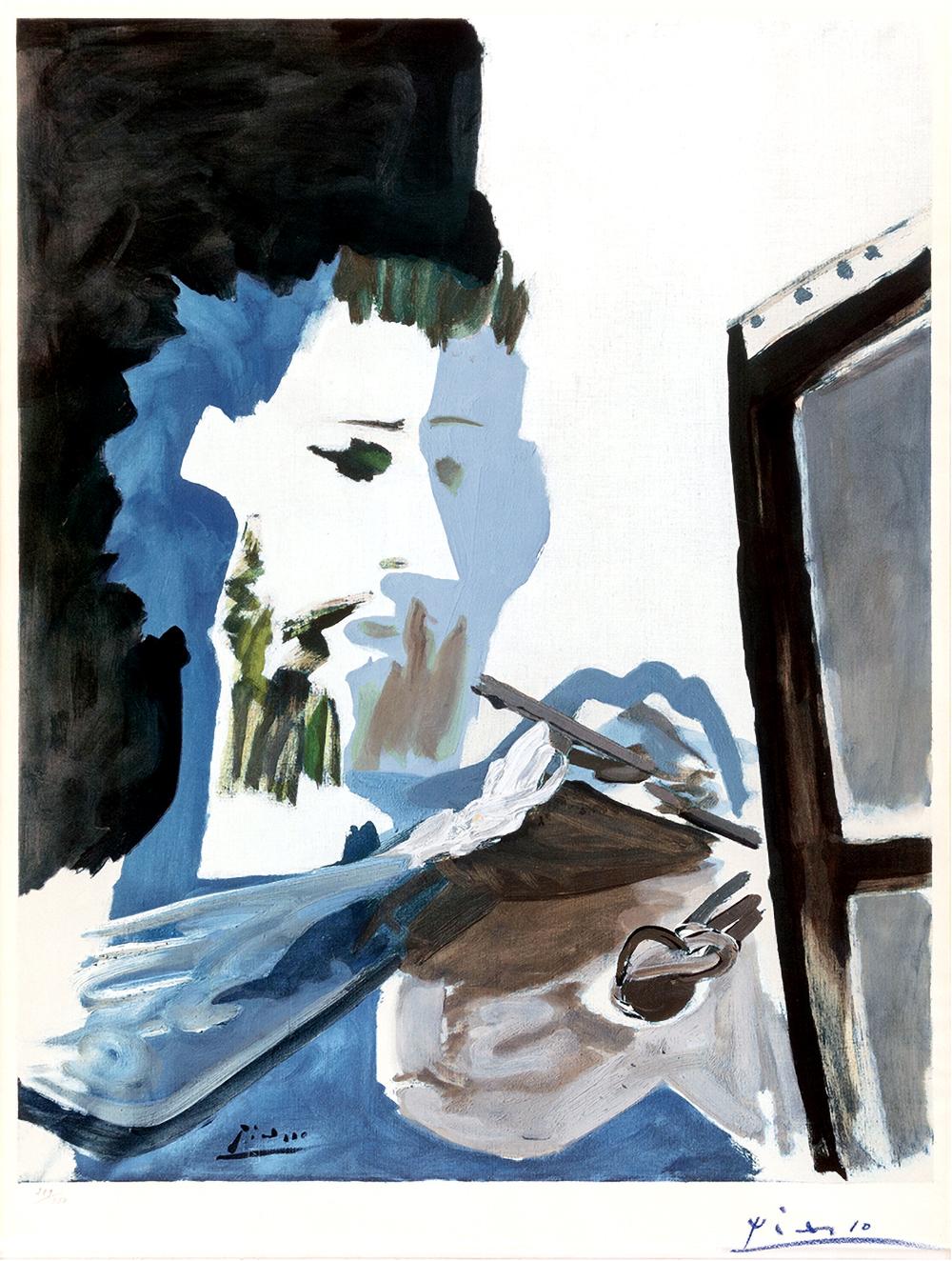 (after) Pablo Picasso Figurative Print - Le Peintre (The Painter)