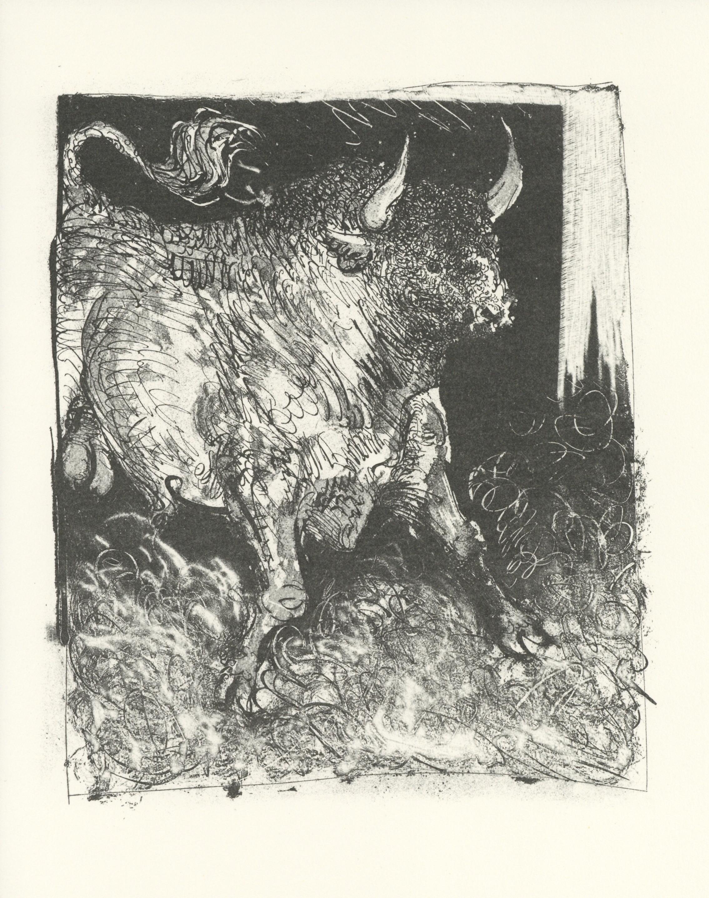 (after) Pablo Picasso Animal Print – Le Taureau – Der Stier