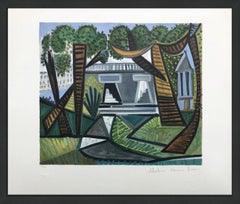 Le Verte Galant (litografía enmarcada de la Colección Picasso Estate)