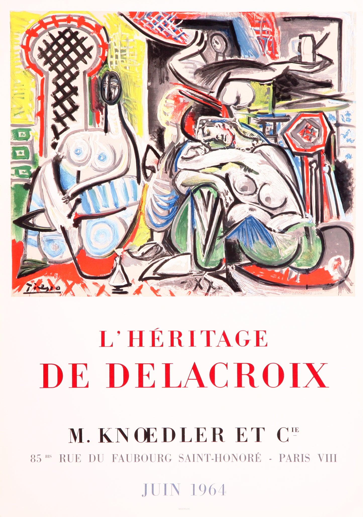Les Femmes d'Alger - L'Hritage De Delacroix (nach) Pablo Picasso, 1964 – Print von (after) Pablo Picasso