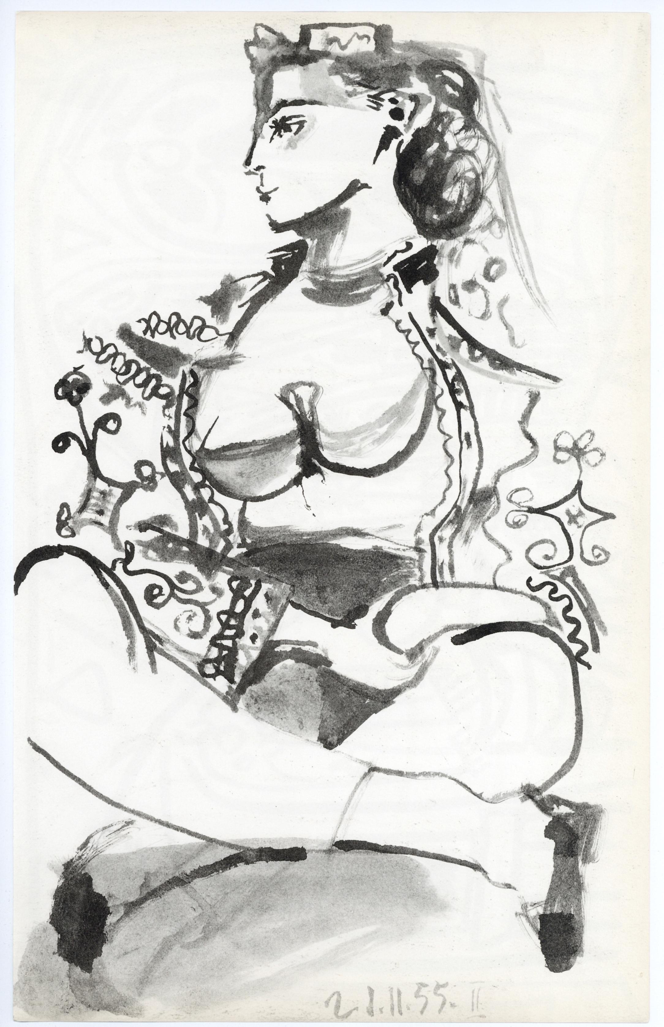 lithograph for Carnet Californie - Print by (after) Pablo Picasso
