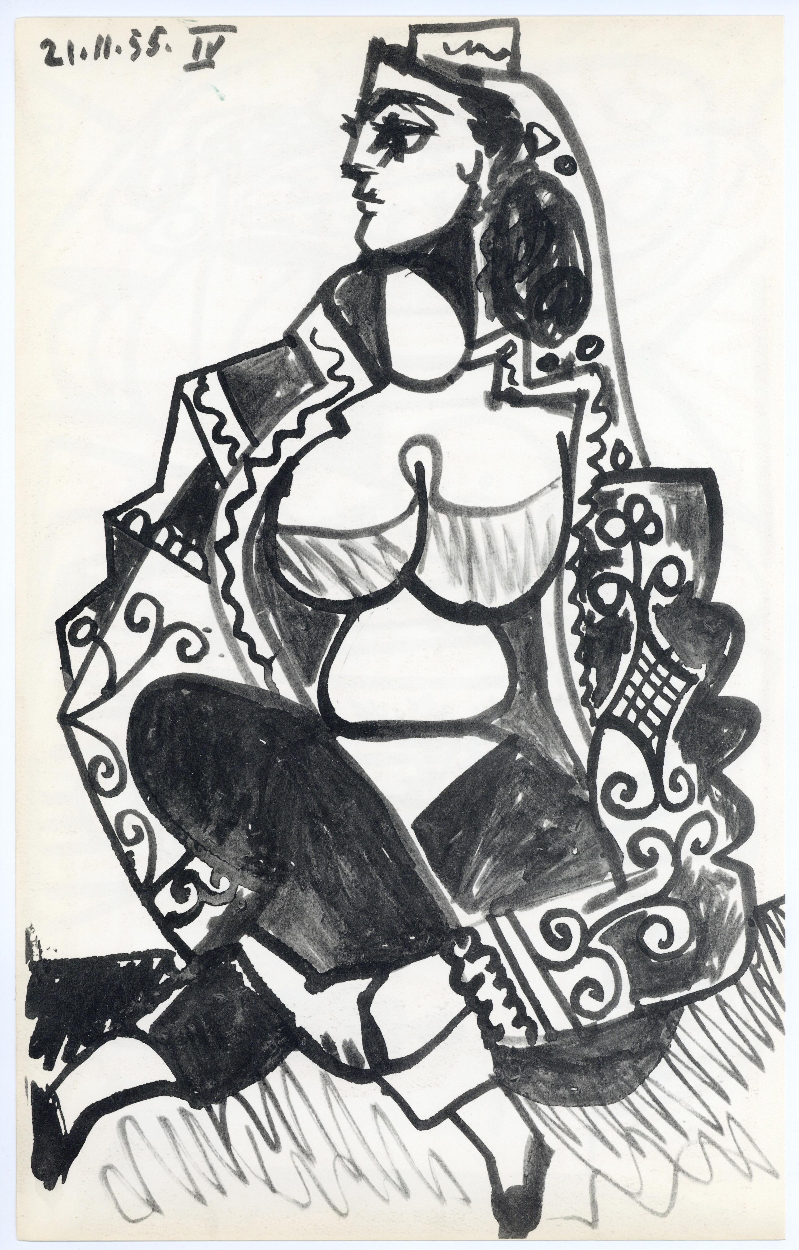 lithograph for Carnet Californie - Print by (after) Pablo Picasso