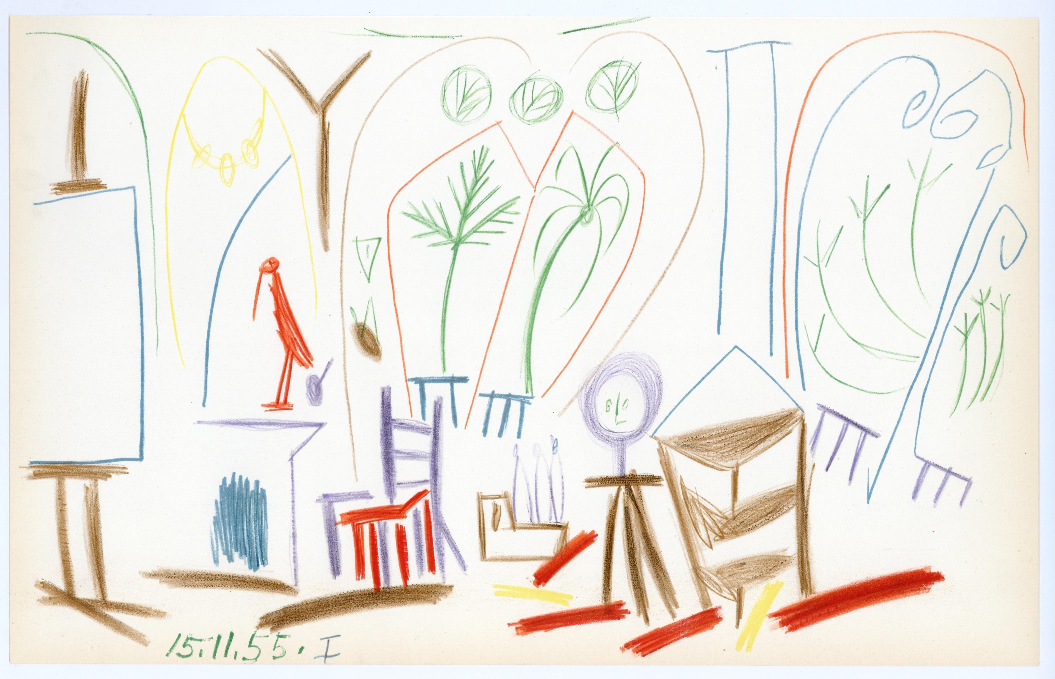 litografia per Carnet Californie - Print di (after) Pablo Picasso