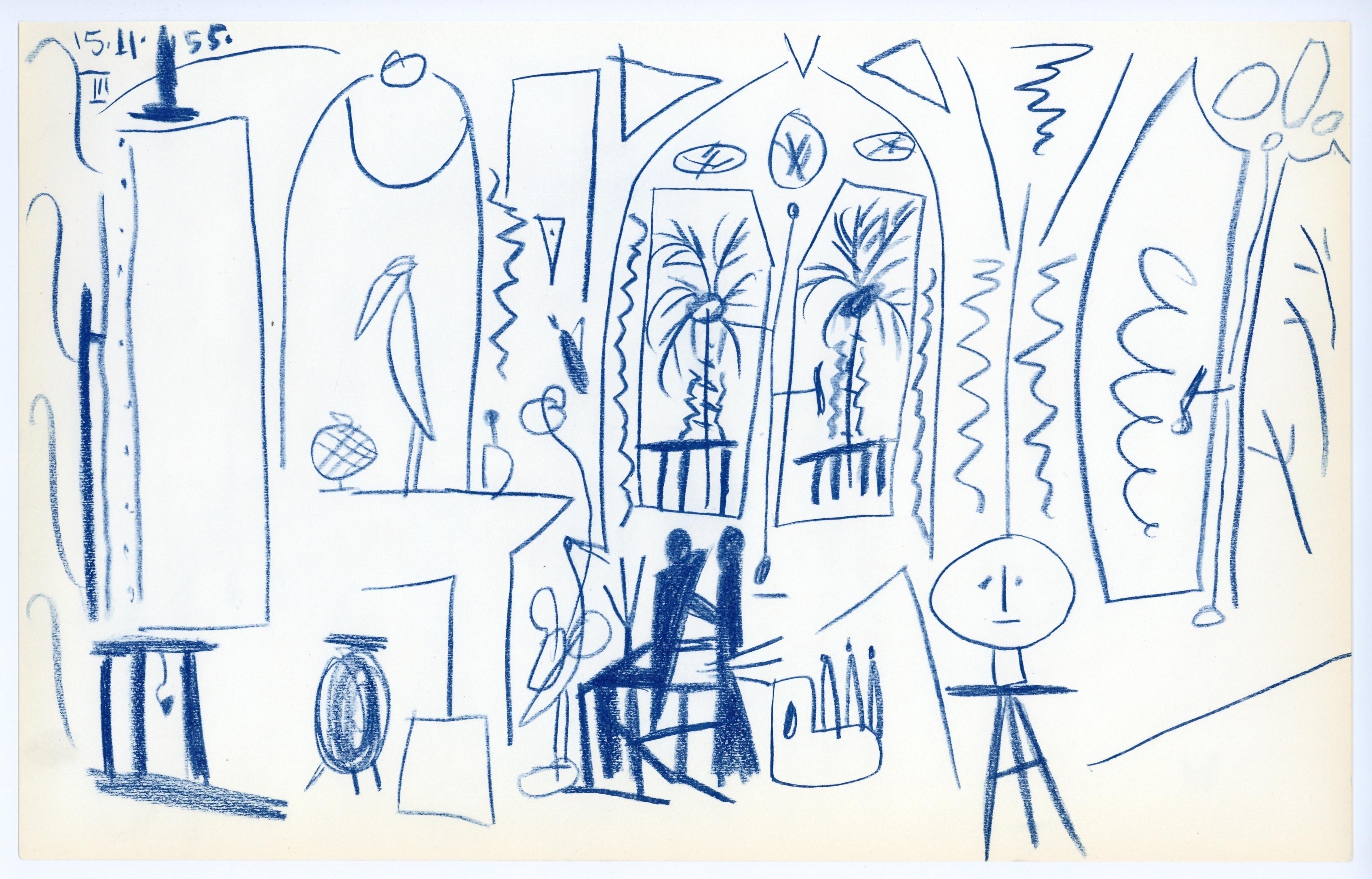 litografía para Carnet Californie - Print de (after) Pablo Picasso