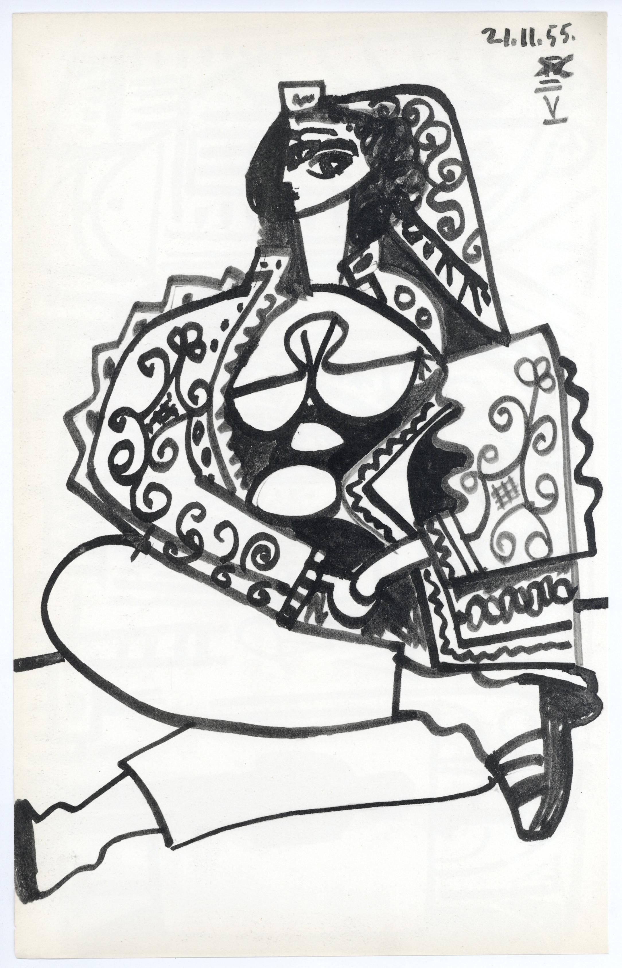 litografia per Carnet Californie - Print di (after) Pablo Picasso