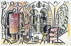 lithograph for Carnet Californie