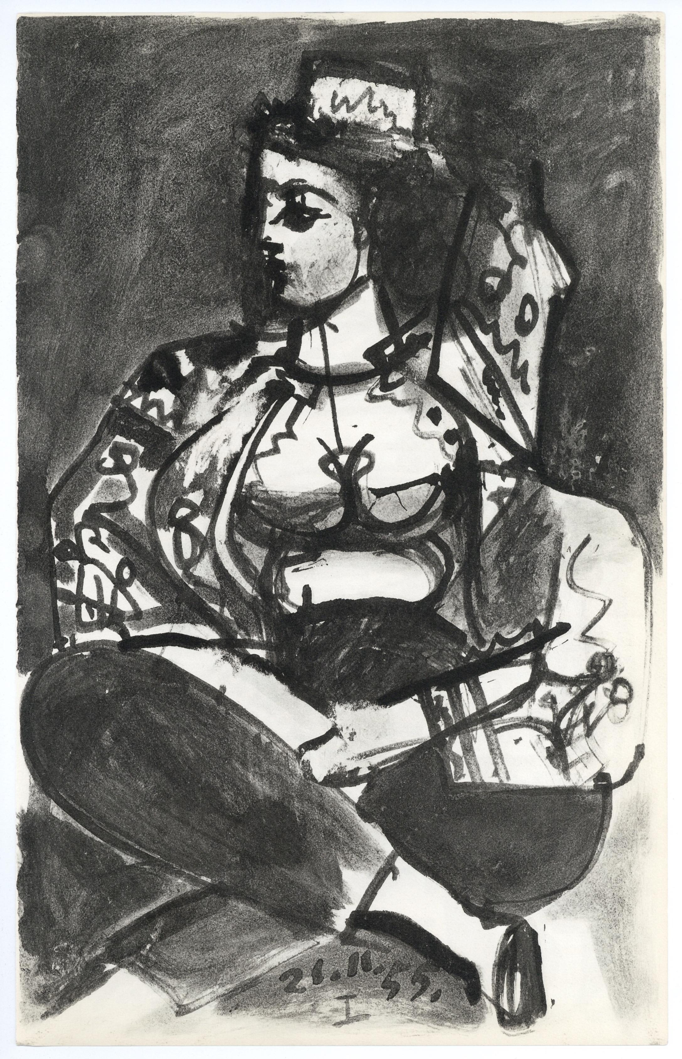 Lithographie pour Carnet, Californie