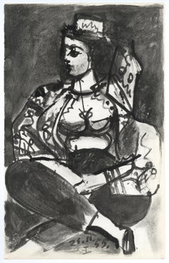 lithograph for Carnet Californie