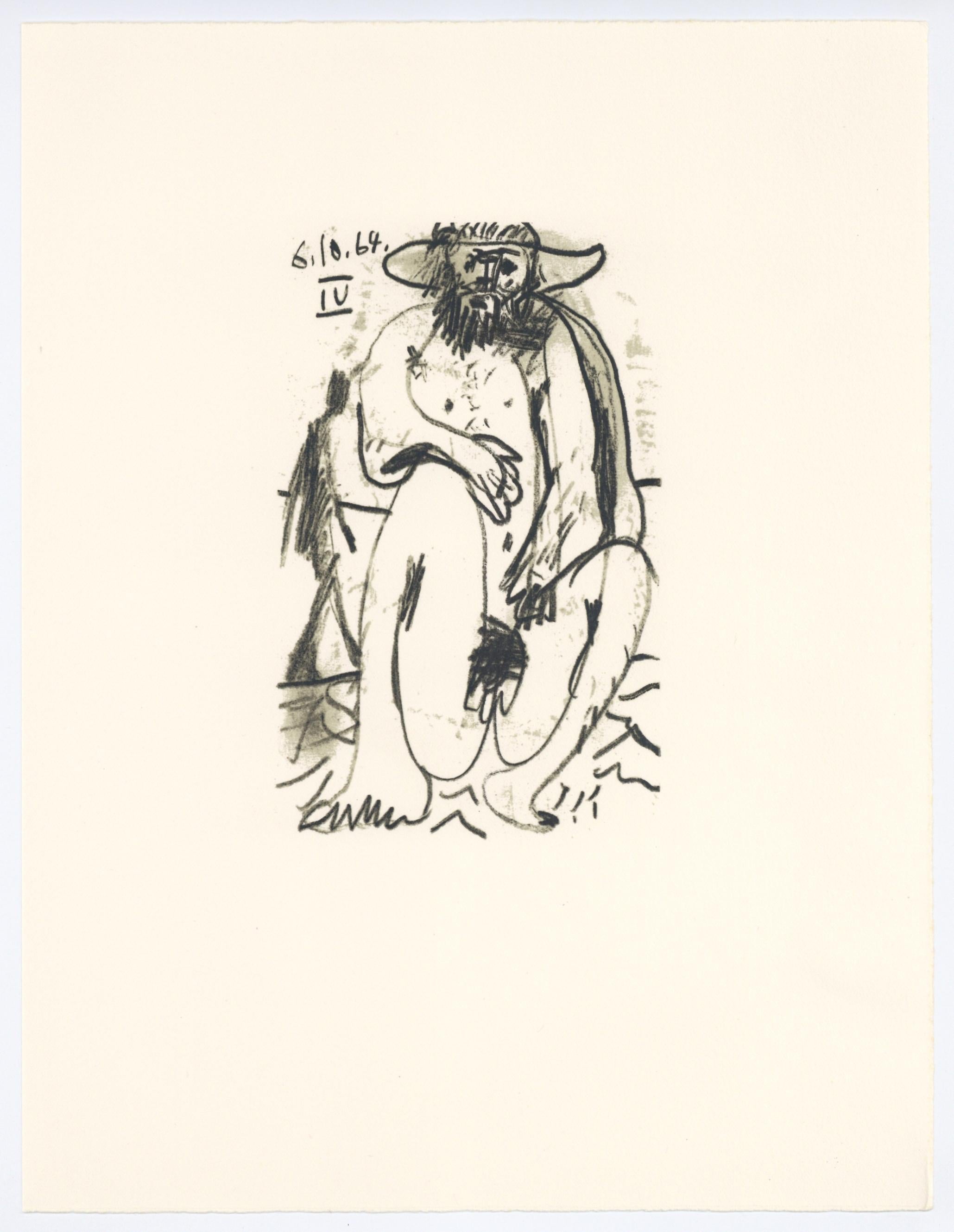 Portrait Print di (after) Pablo Picasso - litografia per "Le Gout du Bonheur